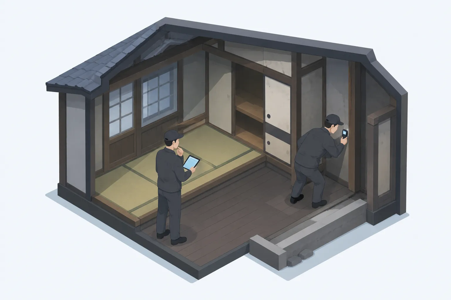現場での使いやすさを検討するイメージ